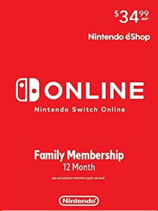 Nintendo Switch Online Family Membership 12 Month - Nintendo Switch [Digital US Code]