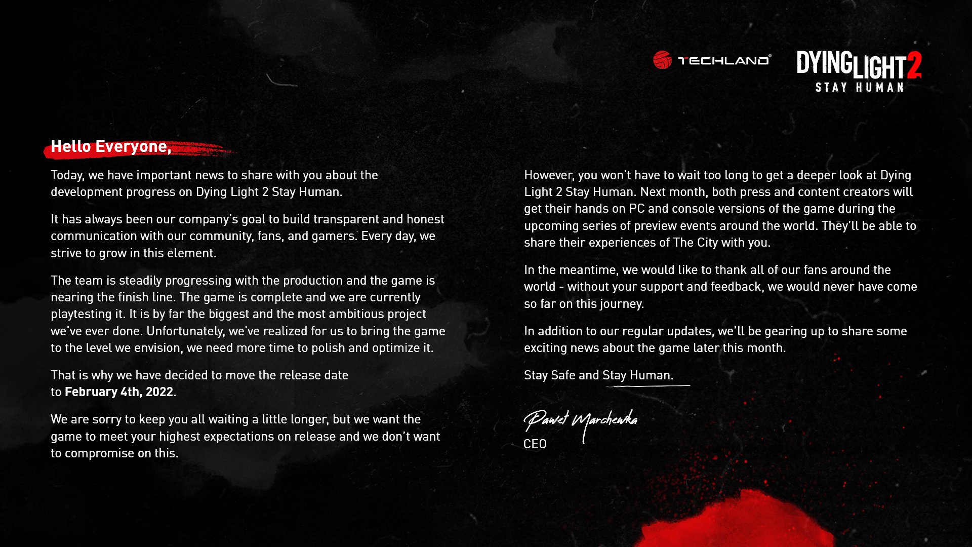 تأجيل Dying Light 2