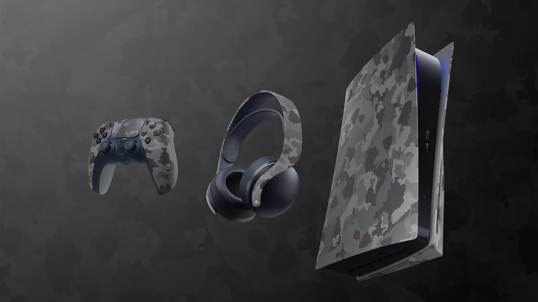 بلايستيشن تصدر Gray Camouflage Collection