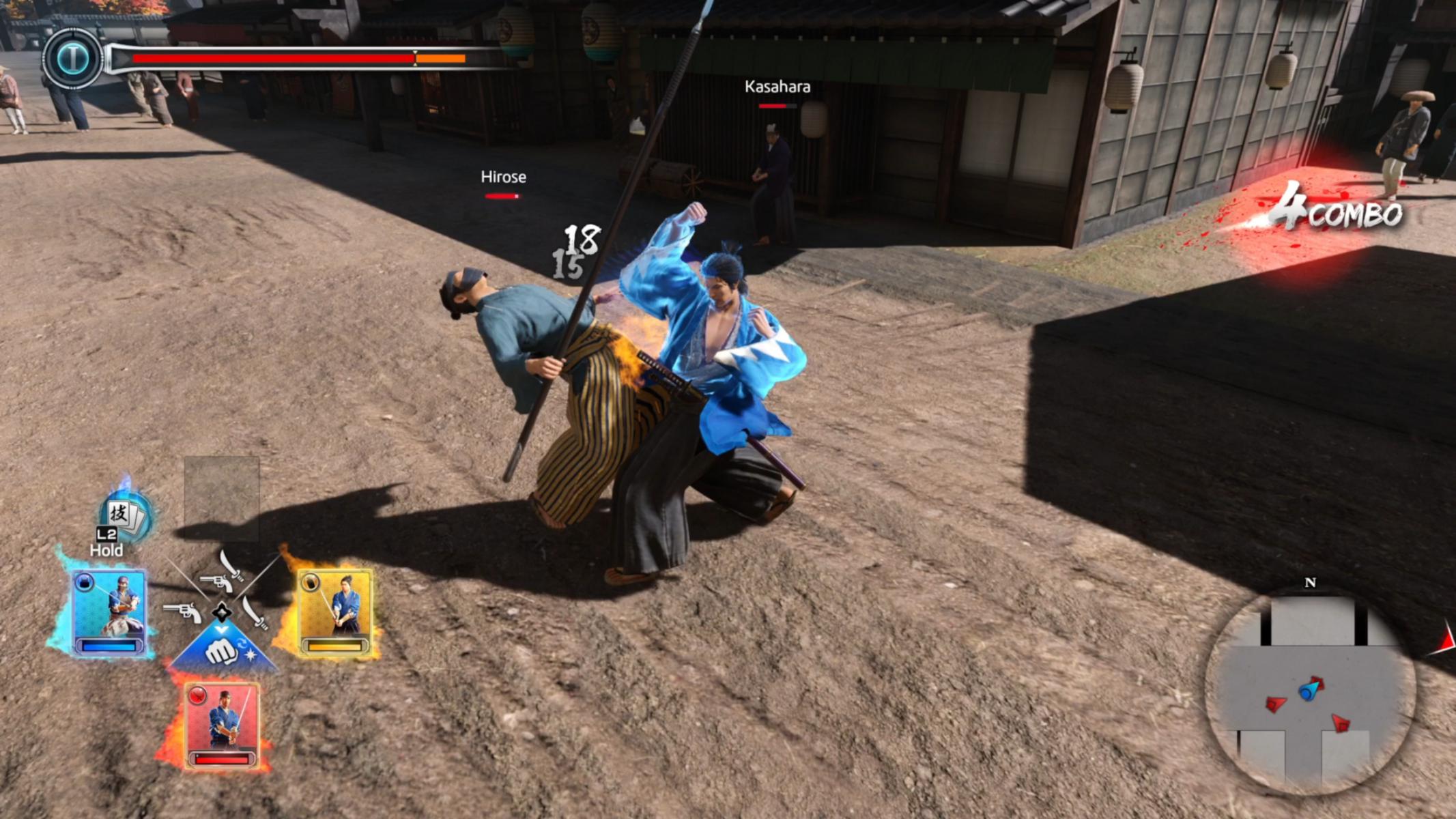 مراجعة لعبة Like a Dragon: Ishin!