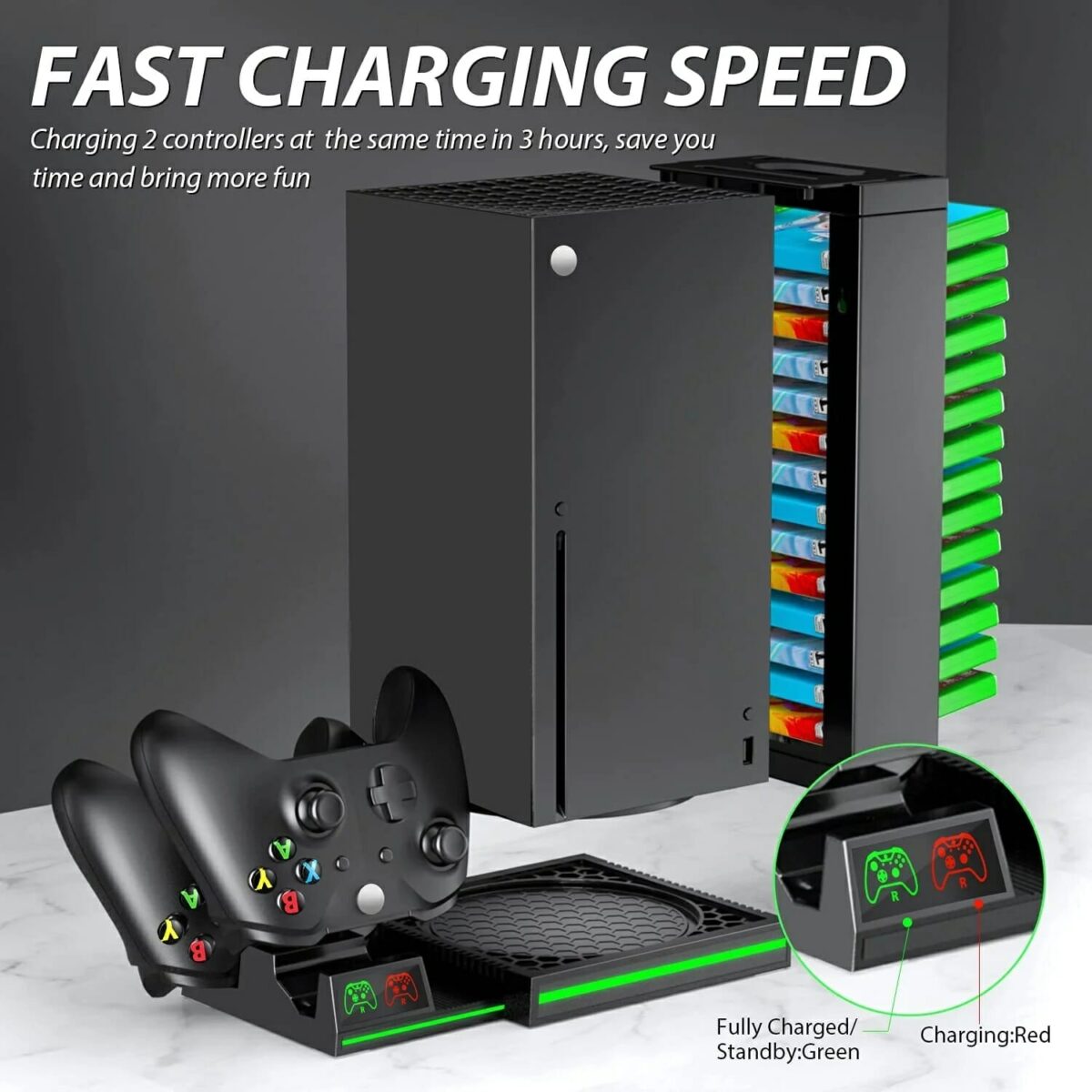 OIVO Charging Stand for Xbox Series X