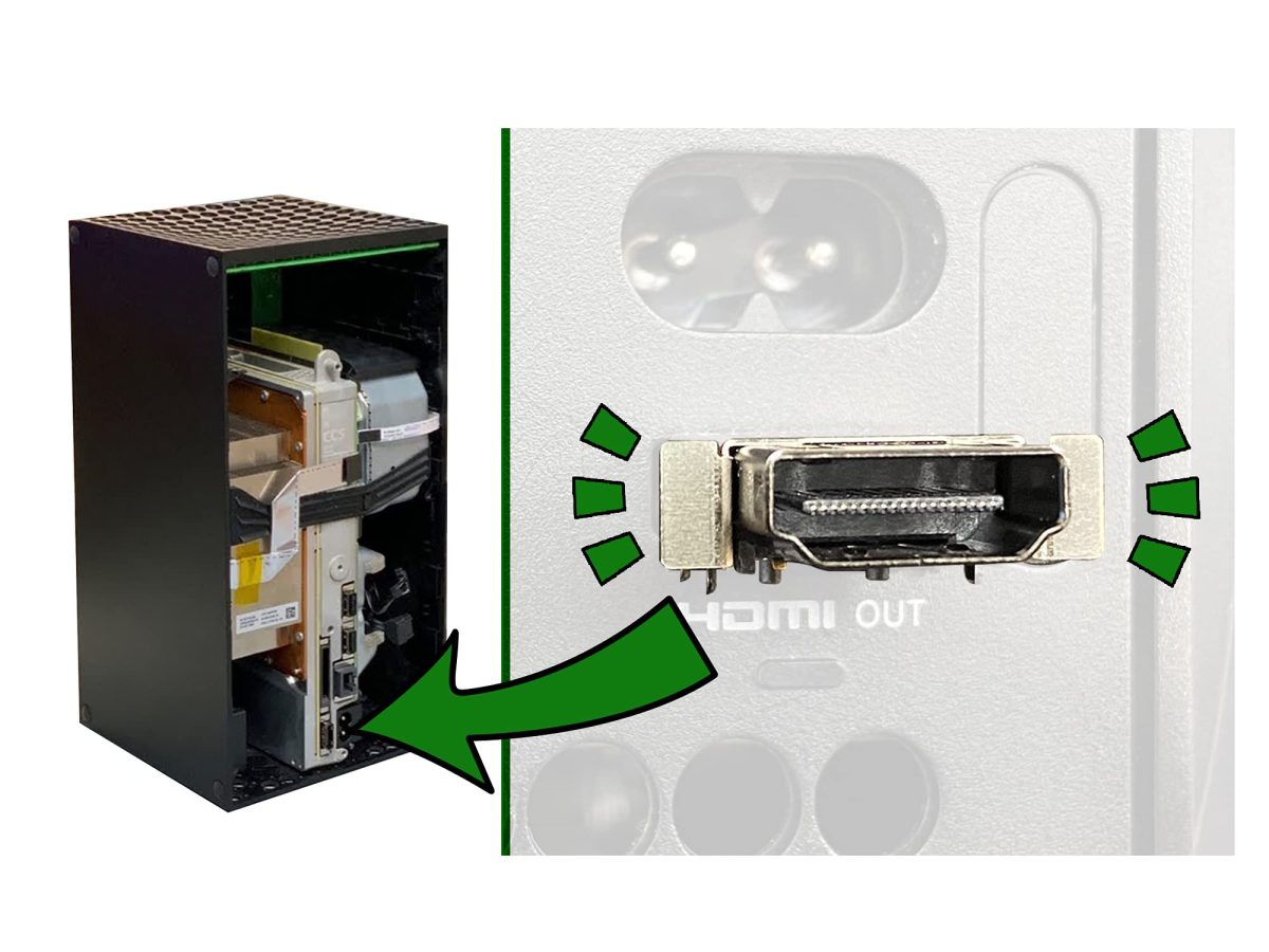 Xbox Console Original HDMI Port