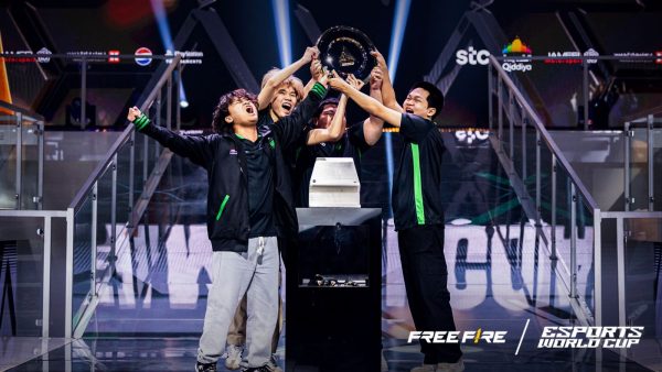 The Saudi team Falcons crowned champions of the Free Fire competition in the Esports World Cup.